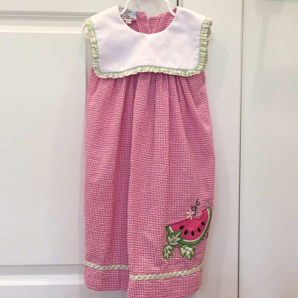 Girls watermelon summer dress. Brand new wo tags.